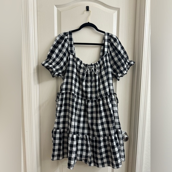 Madewell Tiered Mini Dress XL - Picture 6 of 9